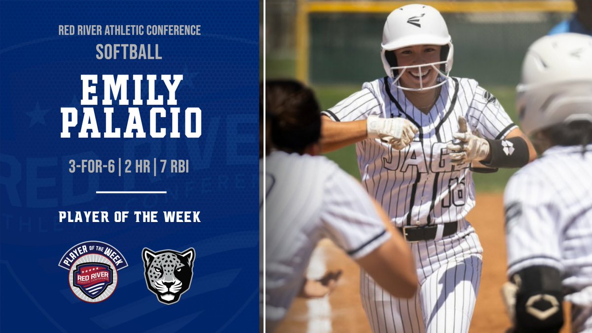 RRACsports's tweet image. Emily Palacio of @TAMUSASports was named RRAC softball player of the week for April 8-14. Story: redriverconference.com/general/2023-2…
