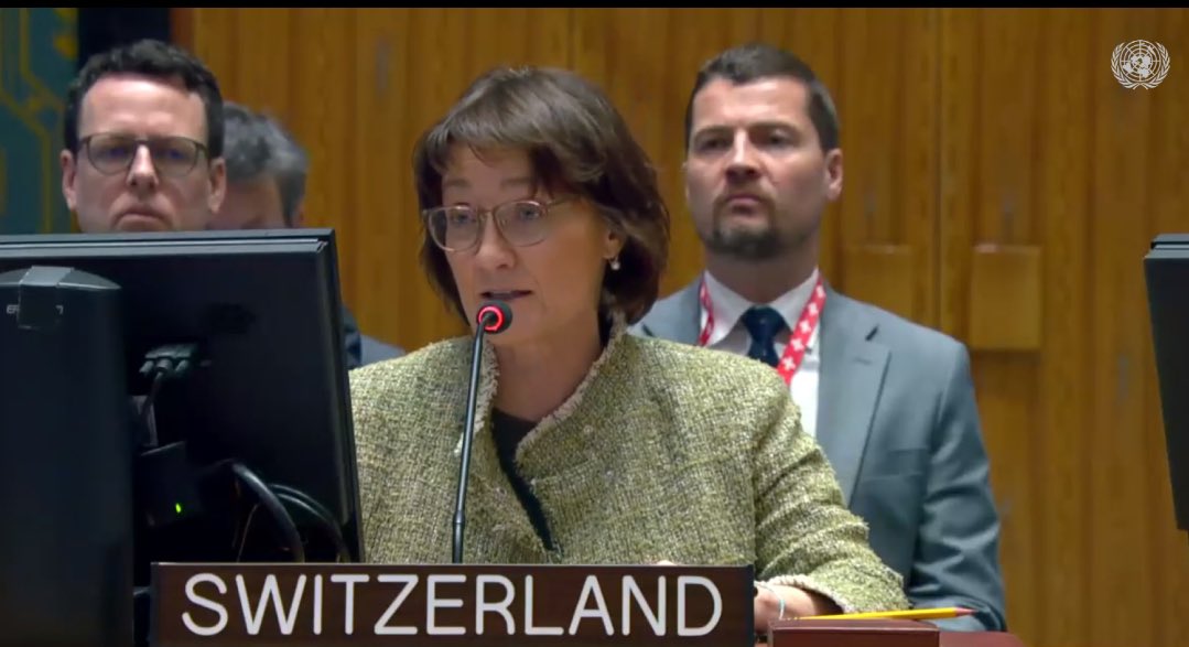 swiss_un's tweet photo. At today’s #UNSC briefing on #Yemen, Switzerland called for the preservation of the gains made in the peace talks in Yemen.

As we witness a spiral of escalation in the region, de-escalation must be the priority.

🇨🇭 statement: https://t.co/s7UrJMTWD2 https://t.co/WuxHx7iqWN