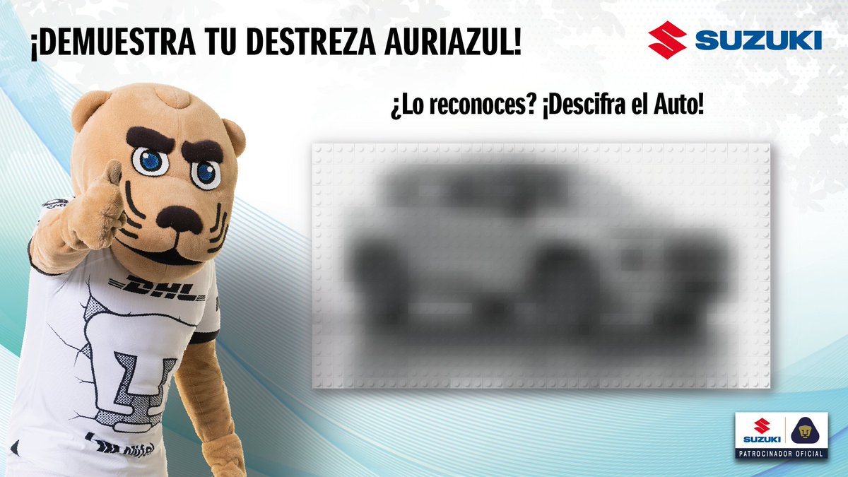 Suzuki_Mex's tweet photo. 🐾 | ¡Tenemos 🎟️'s para que asistan al 🏟️ EOU y apoyen a nuestros @PumasMX 💙👊 en su próximo partido vs 🦅!

1️⃣Dale ❤️ y RT
2️⃣Comenta la respuesta correcta
3️⃣Usa #SuzukiLaEnergíaQueTeMueve

Los primeros en seguir los pasos correctamente ¡GANAN! 🥳🎉 https://t.co/A5P5hq5vsZ