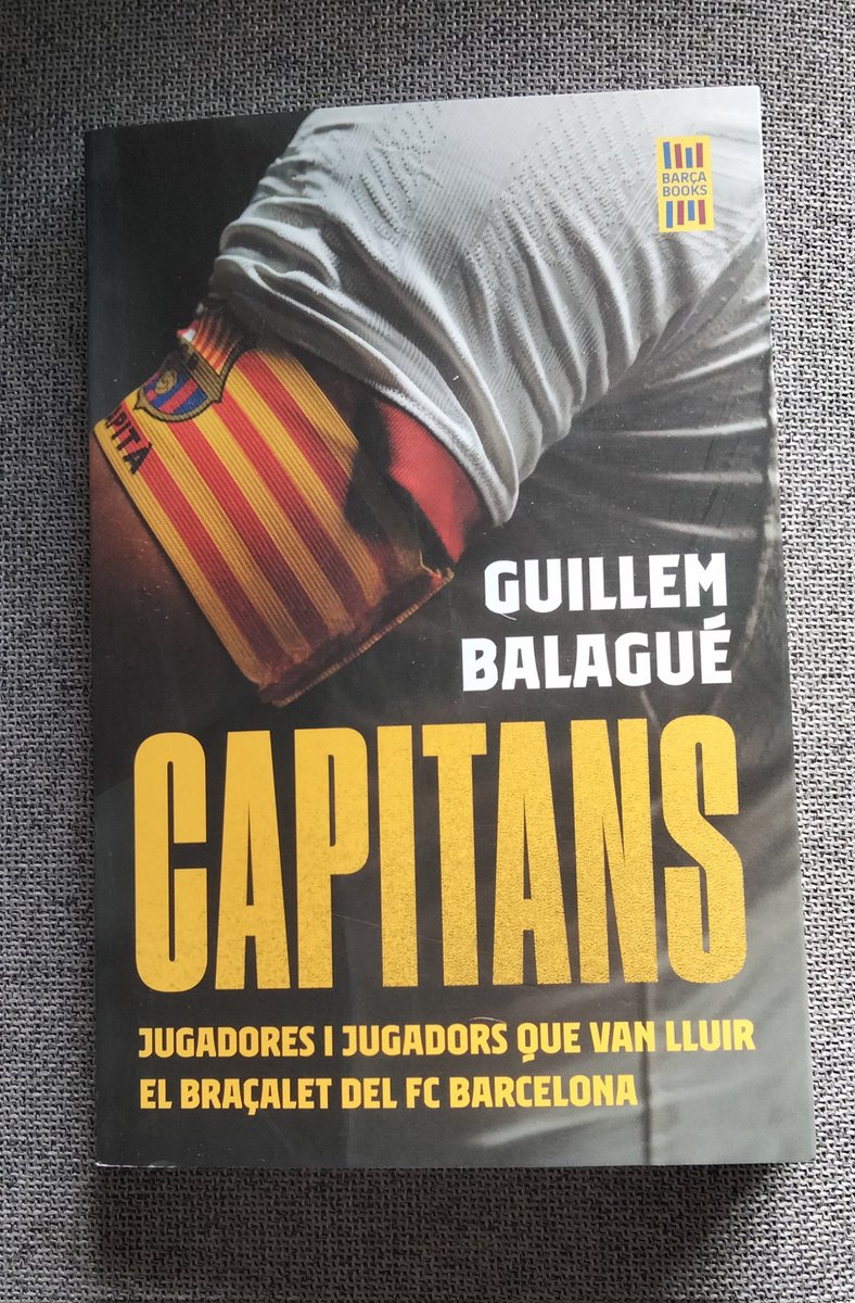 .@GuillemBalague publica 'Capitans' a @Grup62. Jugadores i jugadors que van lluir el braçalet del FC Barcelona.