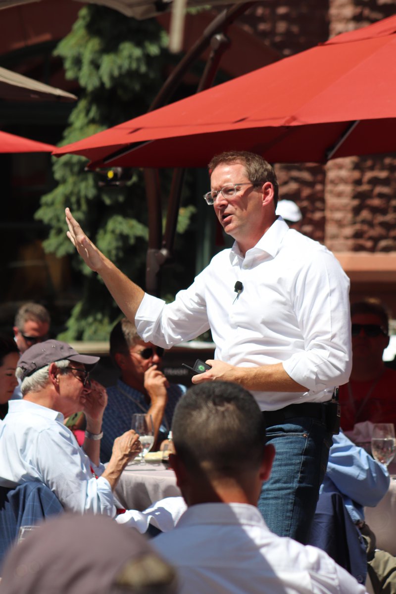 Mark your calendars! #tpiaspen is happening Aug. 18-20, 2024! Register today, early bird rates available! Flashback to a luncheon keynote by Laurent Therivel, President and CEO of UScellular, on #wireless #competition #5g tpiaspenforum.tech #cle