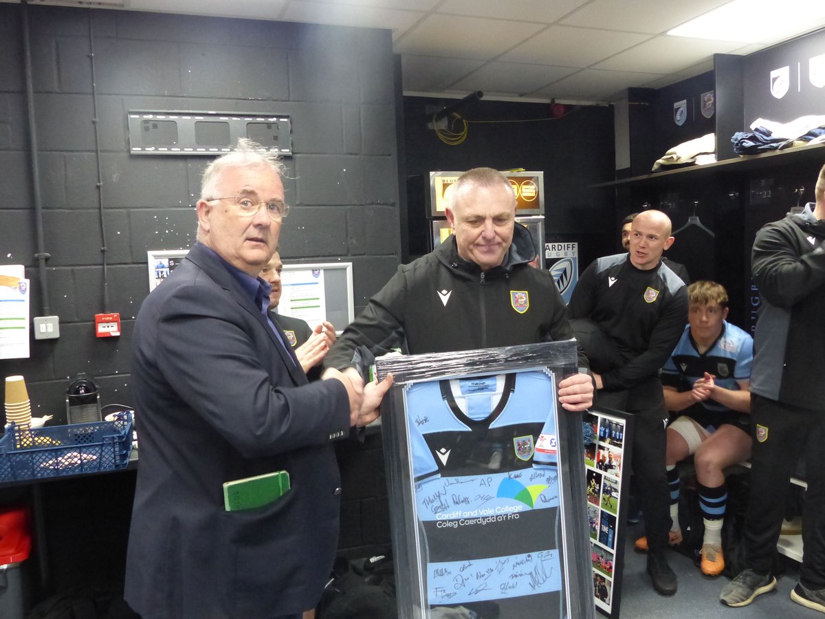 After the game on Saturday, there was a presentation for Spot by our club captain and our chairman in recognition of everything he has done during his time at the club. #BlueAndBlacks 💙🖤