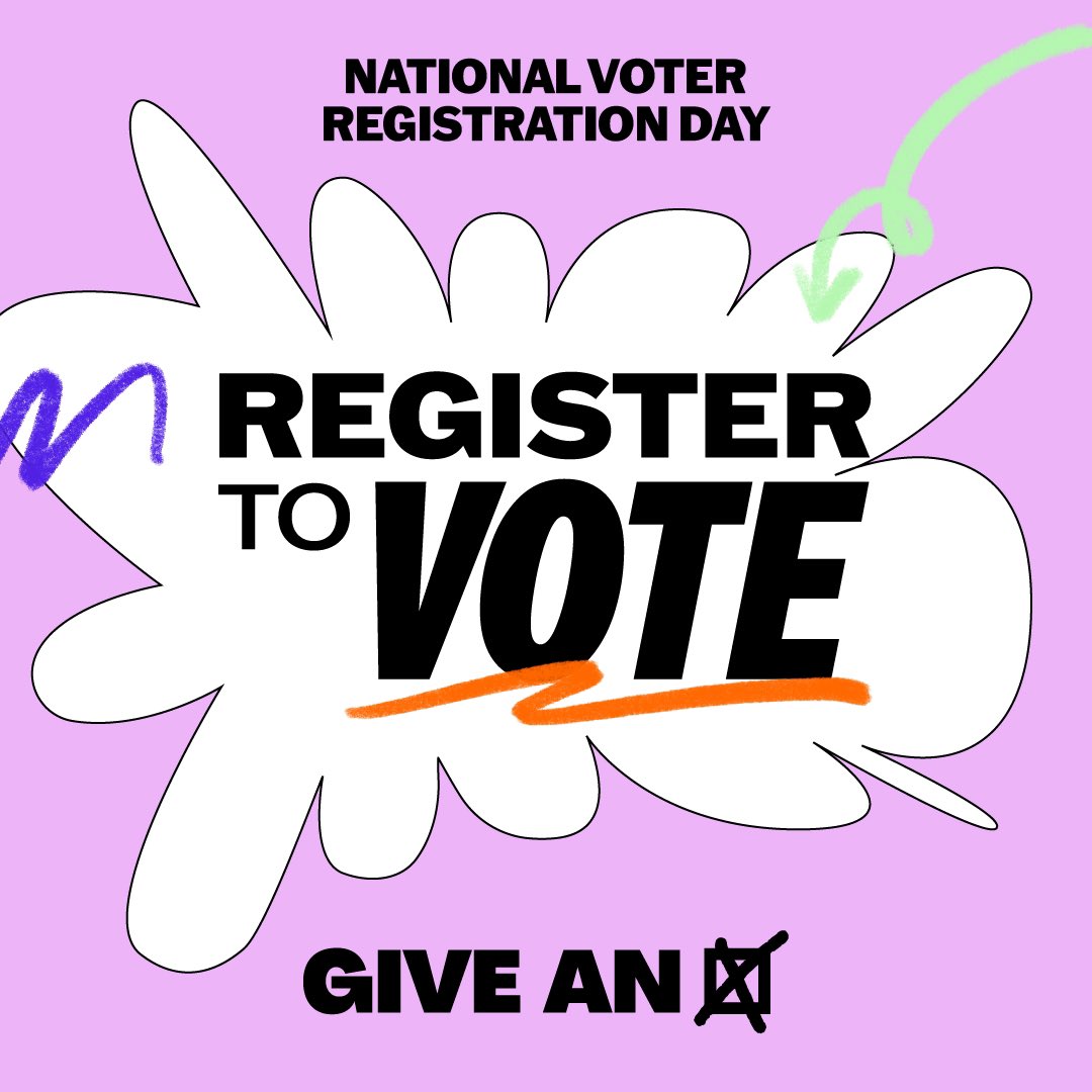 You have until 23:59pm on Tuesday 16th April 2024 (TOMORROW!) to register to vote!

Tell your friends, family, neighbours, post man (anyone you know) to register! 

Your community deserve to #GiveAnX 🗳️