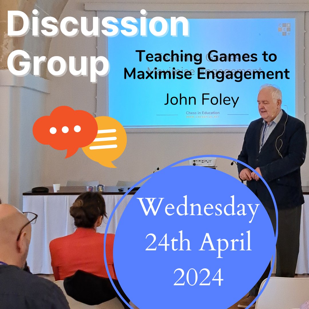 John Foley, @ChessScholar will share his presentation from the Conference in Menorca in the next Discussion Group Meeting. Register and join the Discussion: tickettailor.com/events/chesspl…