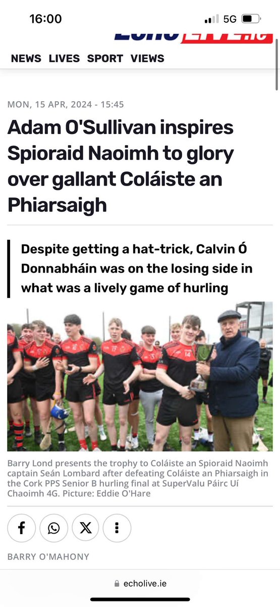 Mayfield GAA tweet media