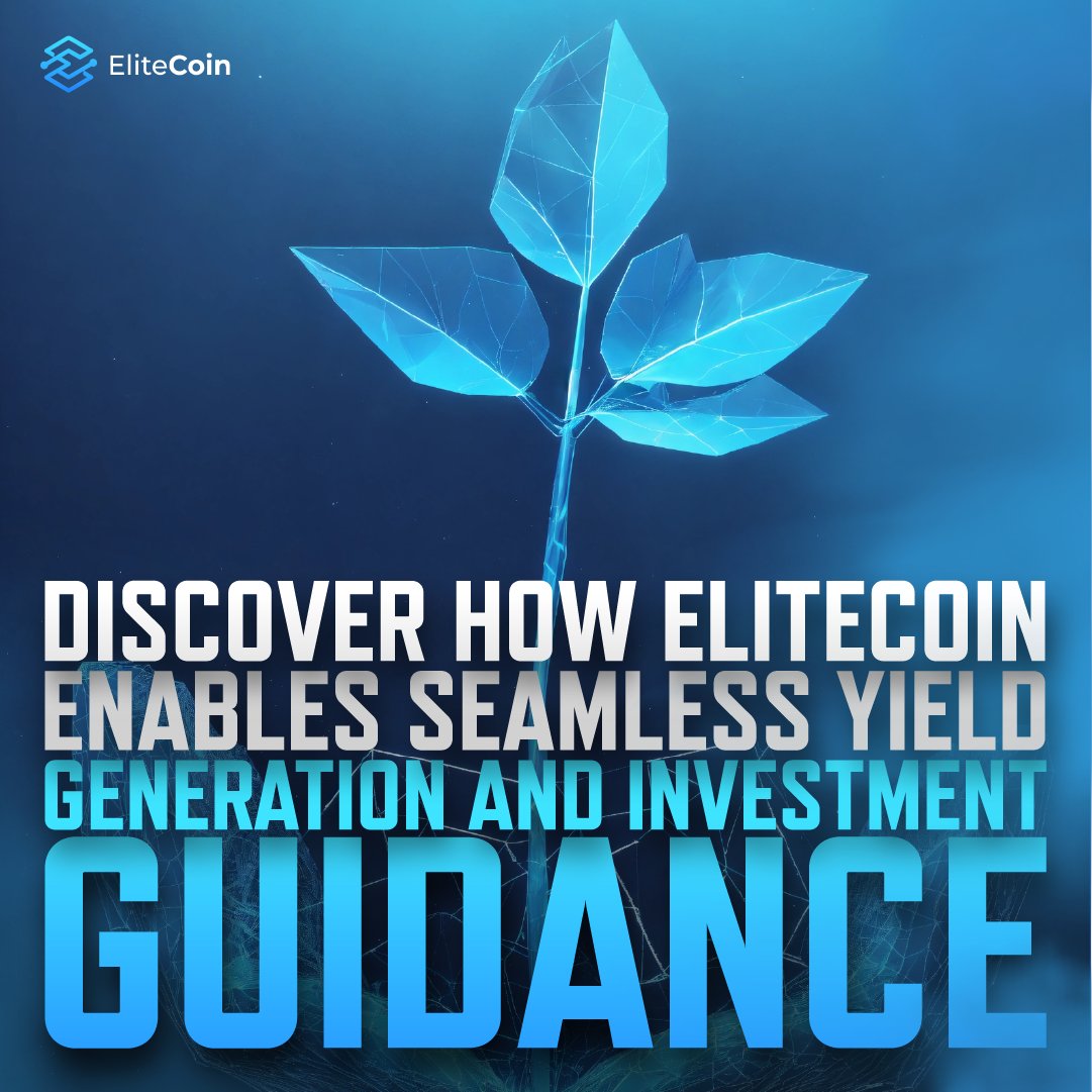 NYCEliteCoin's tweet photo. Unlock the power of seamless yield generation and expert investment guidance with EliteCoin! 🌟 Discover how we're shaping the future of finance, one investment at a time.

Join our telegram and say hello to Elitecoin family 🤝
https://t.co/2VeeklhUVr

#Elitecoin #ELC #Elitearmy https://t.co/kOeubVX7cu