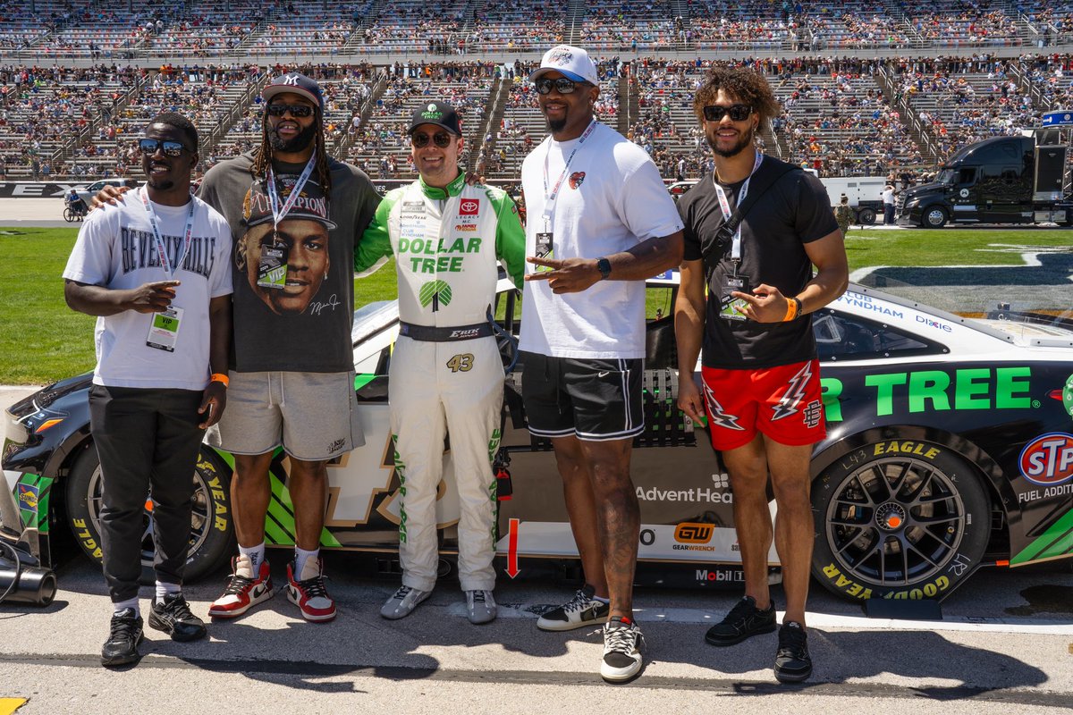 Brought the @NFL to NASCAR. What a weekend, Texas.