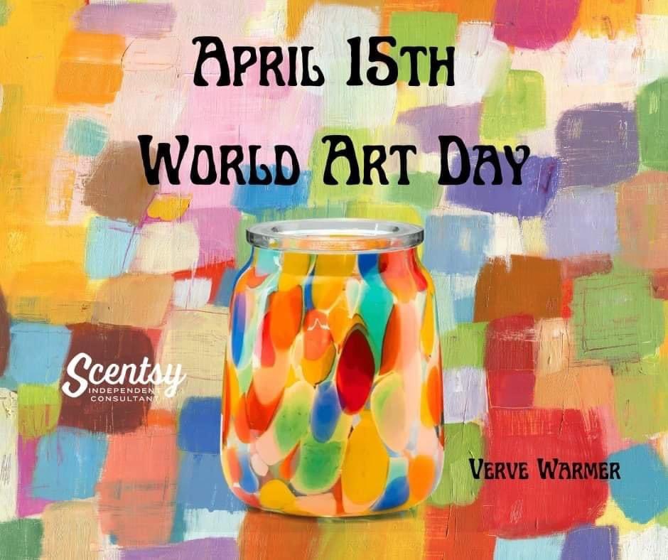 World Art Day! daniel.scentsy.us #WorldArtDay2024 #scentsy #creative