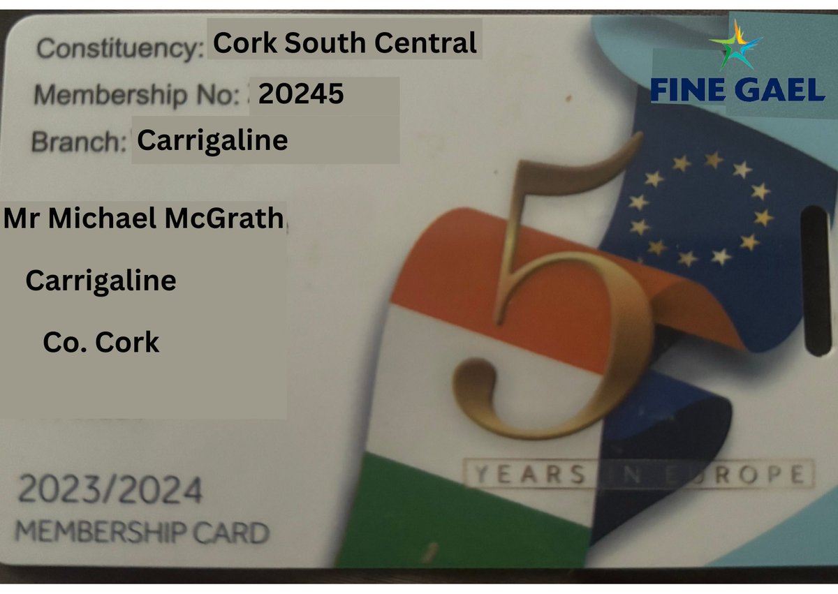 Welcome to Fine Gael @mmcgrathtd 🤗