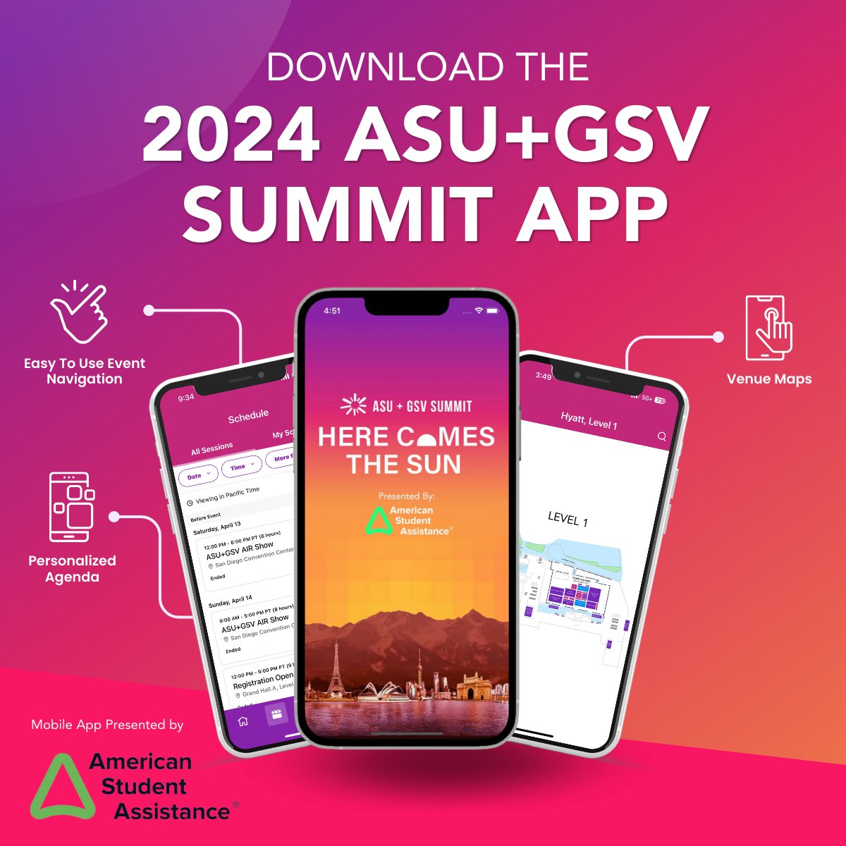 Unlock your best #ASUGSVSummit experience – download the official app now for planning and staying up-to-date on the latest information! Download Now: 🍎: apps.apple.com/us/app/asu-gsv… ▶️: play.google.com/store/apps/det… 💻: web.cvent.com/attendee-login…\