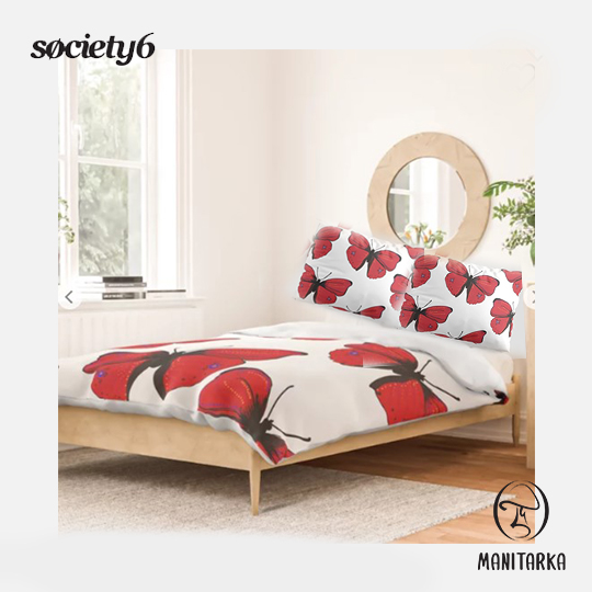 Manitarka's tweet photo. 15% off this item today!
#bedding #pillow #interior #ants #bitterflies #redbutterfly #nature #wildlife #Society6 #Manitarka
https://t.co/QDlARKo0Am https://t.co/09pgsWWti6