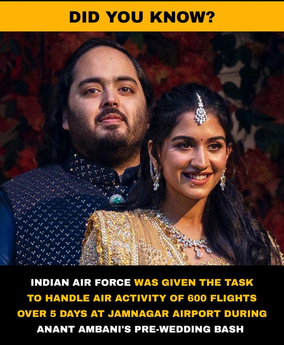 Reducing our Indian Air Force to wedding planners for a private wedding?? 
Where is the nationalistic pride??

#anantradhikawedding  #AnantAmbani  #ambaniwedding #NoVoteToModi #IAF #SaveDemocracySaveIndia