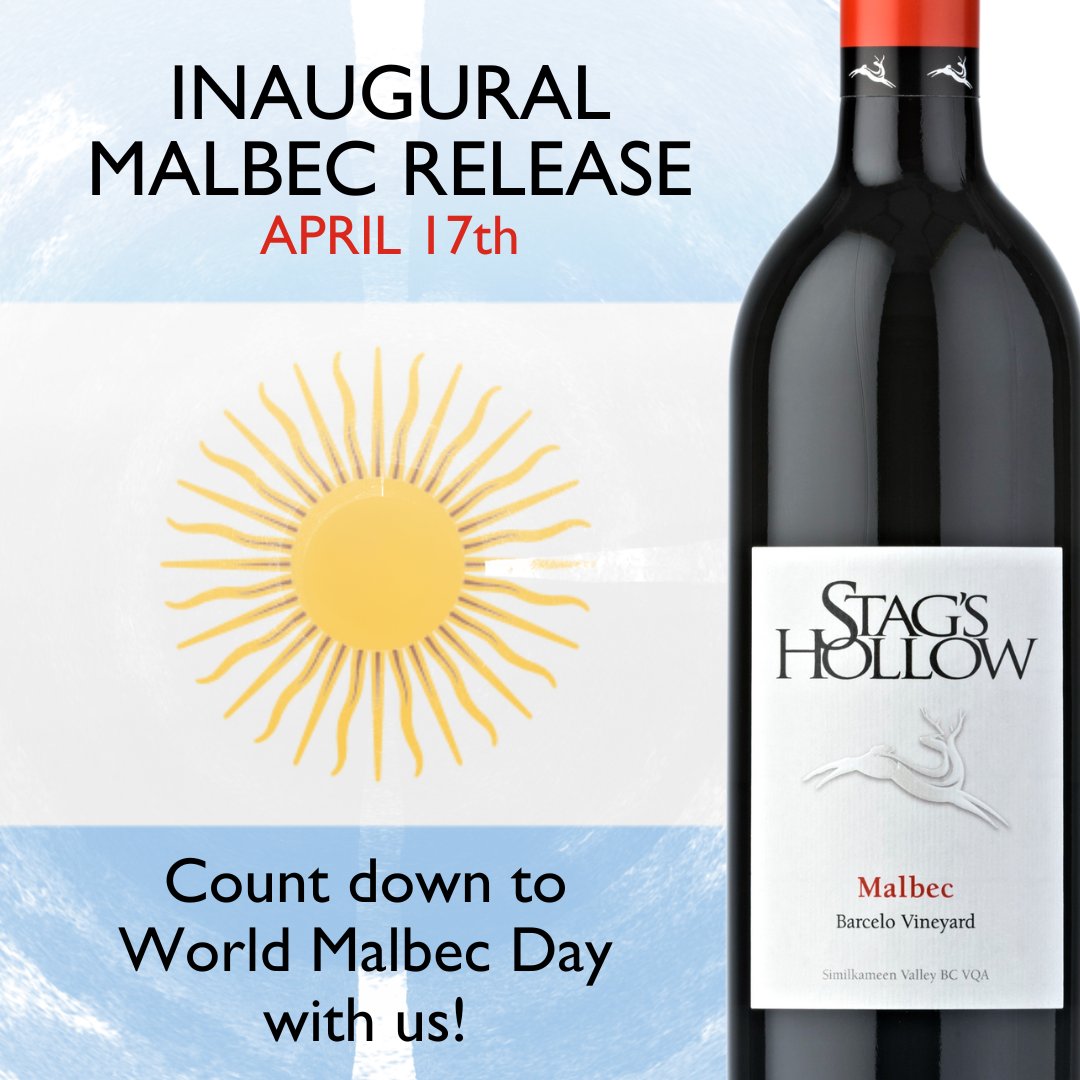 We hope to see you this Wed, Apr 17th, for #WorldMalbecDay &amp; the release of our 2022 Malbec. We’re celebrating the launch of this small-batch wine with a festive in-store tasting &amp; online promotion. stagshollowwinery.com/events/INAUGUR…