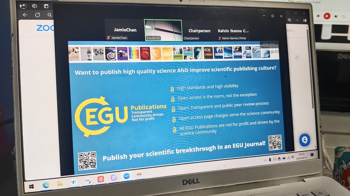 JamieChen233's tweet photo. Attend online 🤩🤩#EGU2024 https://t.co/g0BOGEMVYY