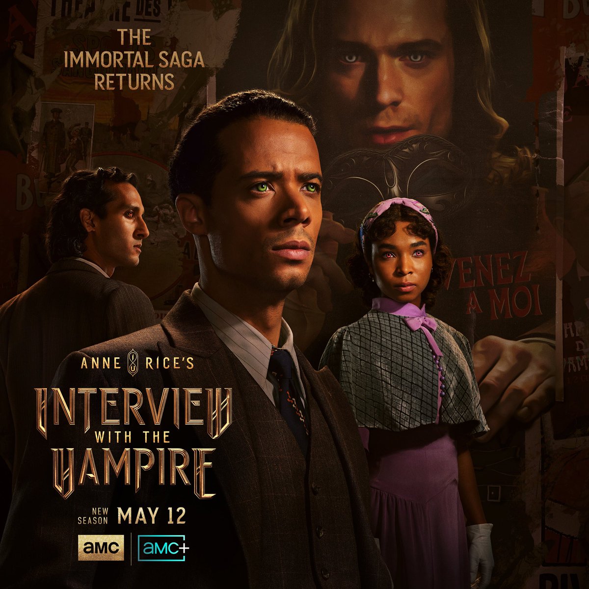 The poster for ‘INTERVIEW WITH THE VAMPIRE’ season 2 has been released.