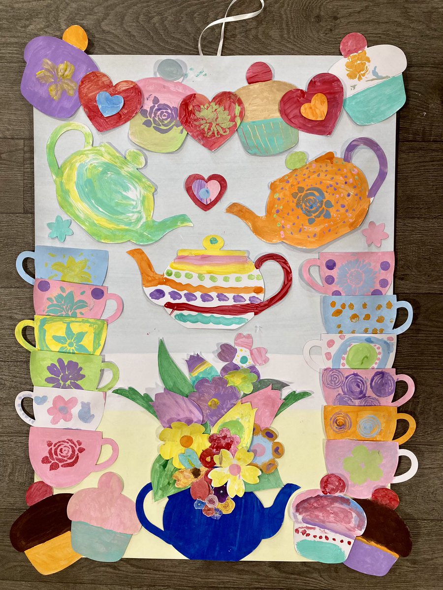 west_mojo's tweet photo. Celebrating #WorldArtDay with #Abermill @HC_One #Abertridwr and children from the local school with #NationalTeaDay on Sunday. Fabulous work with pattern, dots, stencils and woodblocks π€©π
#intergenerational #artandcraft #artactivity #ArtForAll #carehomes #care #creativemojo https://t.co/vK74MVxoxi