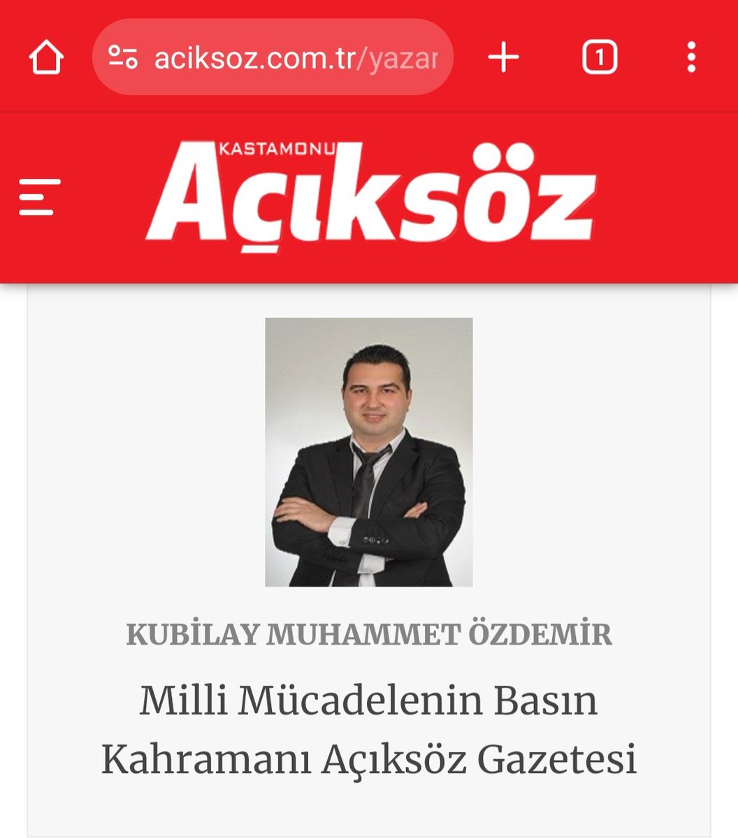 Ne demiştim? İstanbul ve Gaziosmanpaşa ile sınırlı kalmayacağım. Kastamonu'da çıkan bir tarihi gazete olan ve milli mücadeleyi destekleyen Açıksöz gazetesinin tarihini ve milli mücadeleye olan katkılarını kaleme aldım.