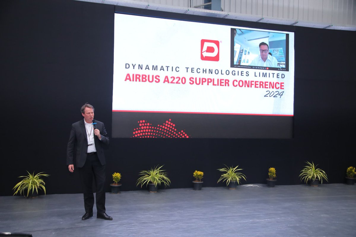 🎉 Exciting day at @DynamaticTech! We just wrapped up our first Supplier Conference for manufacturing all variants of Airbus A220 doors. Collaborating with top-notch partner-suppliers to deliver sustained excellence. #AirbusA220 @Airbus #MakeInIndia