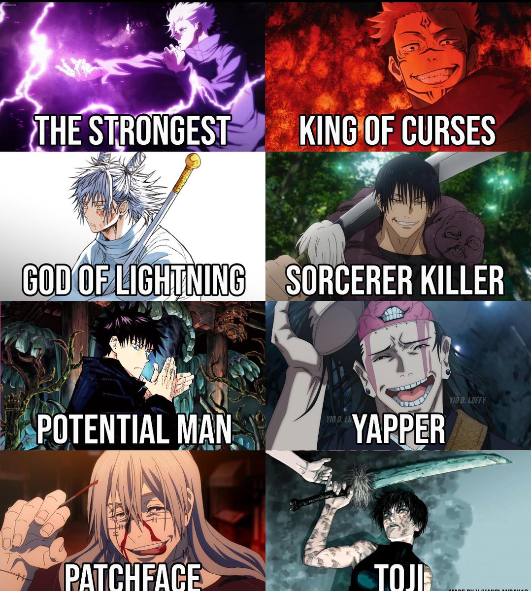 Which Jujutsu Kaisen character has the best title ?