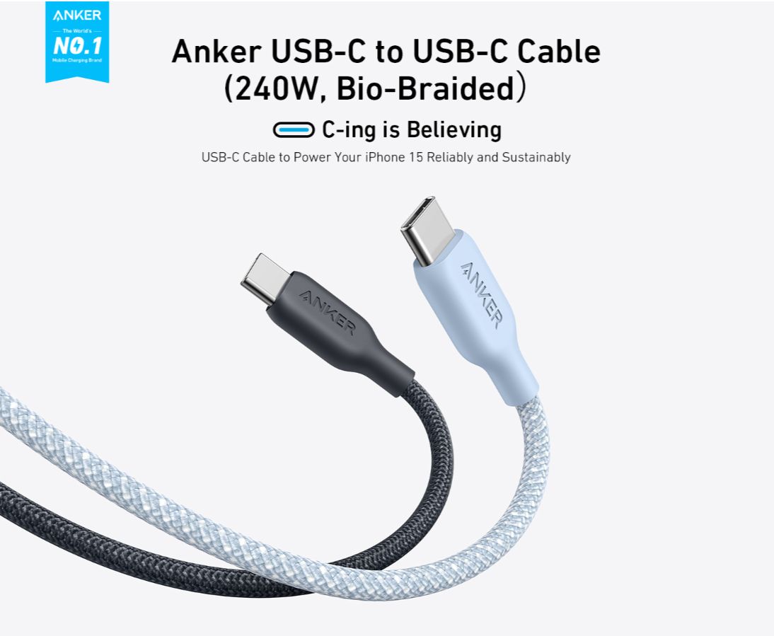 GadgetBondDeals's tweet image. ⚡️ Charge faster with the Anker USB-C to USB-C Cable (240W, 10ft)! Now only $14 (originally $19) for a limited time. Save $5 on this bio-braided cable designed for fast charging.
amzn.to/3vV6NUF
#Anker #USBCCable #FastCharge #TechDeal #Deal