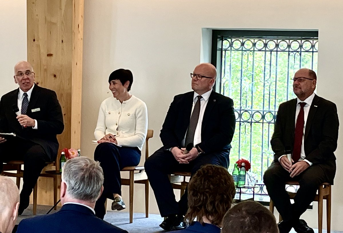 SWEambUSA's tweet photo. Honored to speak at today’s ‘#LookingNorth Conference on security in the Arctic’ on NATO’s transformed northern flank together with @FINambUS &amp; Ine Eriksen Søreide. At this summer’s #NATO Summit, Ukraine will be a priority &amp; the High North will remain important @ACScowcroft https://t.co/URjy5KcKmq