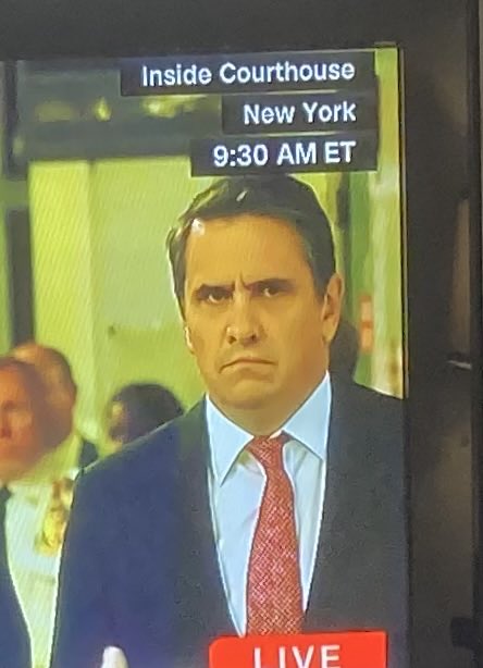 JimKell20's tweet image. #kfox #kvia #ktsm #monicacortez #paulcicala #andylee #stevekaplowitz. DJT attorney just got removed from the case for “cause.” BeCAUSE he doesn’t know how to tie a tie.