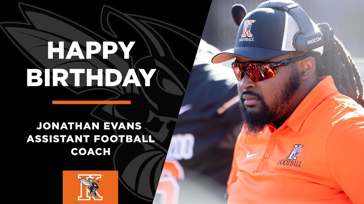 Happy Birthday to Jonathan Evans, Assistant @KzooFootball Coach!