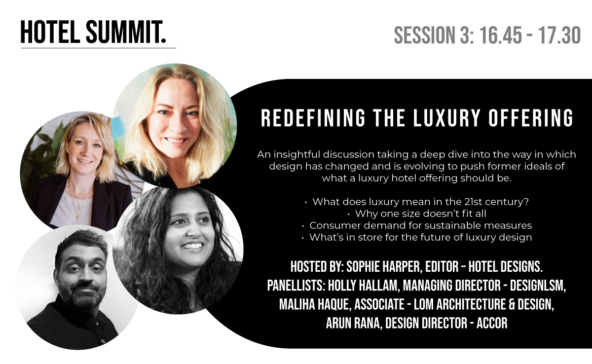 Join us at #FEHotelSummit for a discussion on redefining luxury in the 21st century. Our panel will explore the evolving design trends and consumer demand for sustainability in the hotel industry. Don't miss out on this insightful session! Register now at brnw.ch/21wIQ3Y