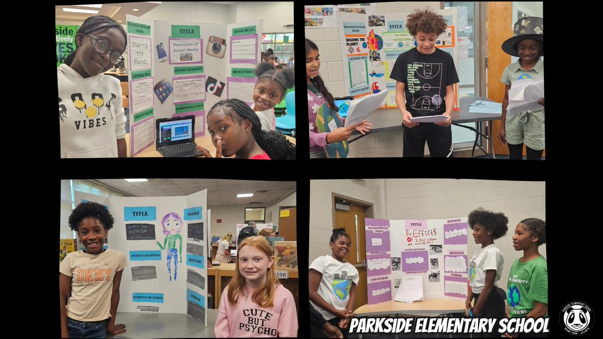 APSParkside's tweet image. 🌍✨ Check out the amazing IB projects from our 5th graders as they share their world with creativity and passion! 🎨📚 #ShareOurWorld #IBEducation @ParksideIB @apsupdate