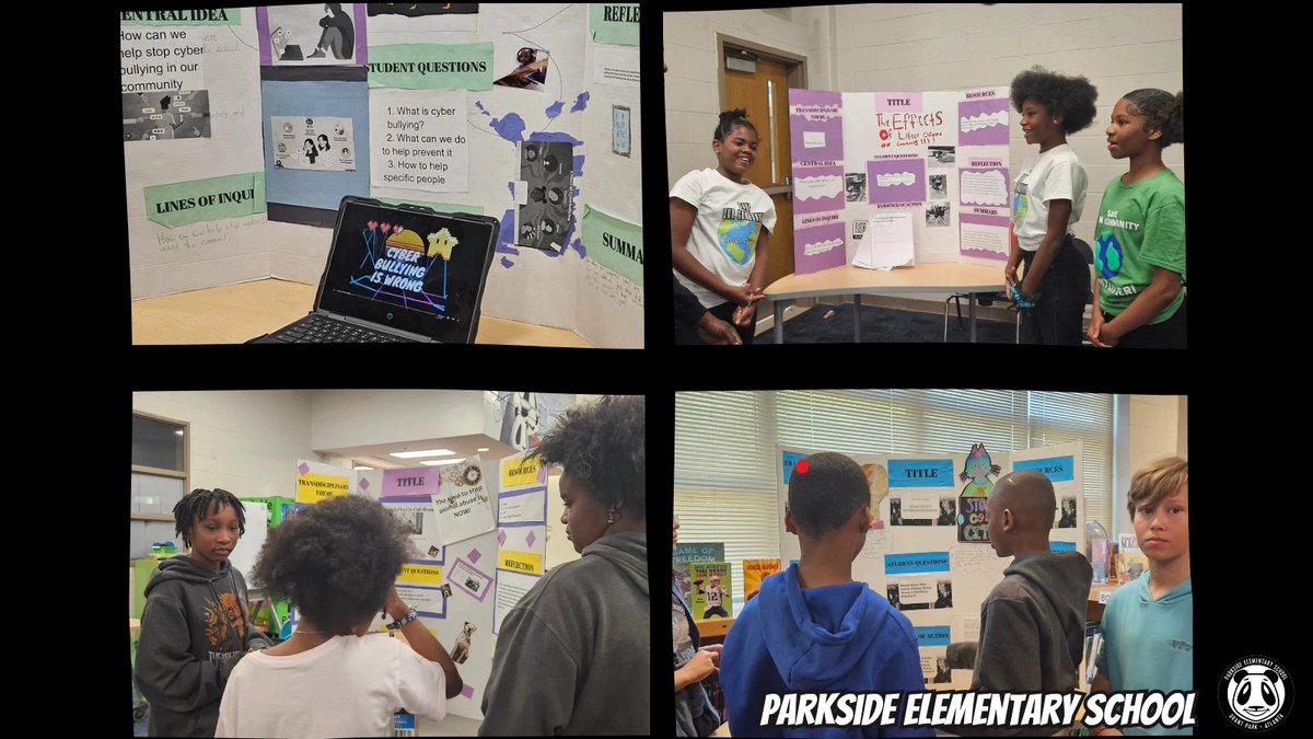 APSParkside's tweet image. 🌍✨ Check out the amazing IB projects from our 5th graders as they share their world with creativity and passion! 🎨📚 #ShareOurWorld #IBEducation @ParksideIB @apsupdate