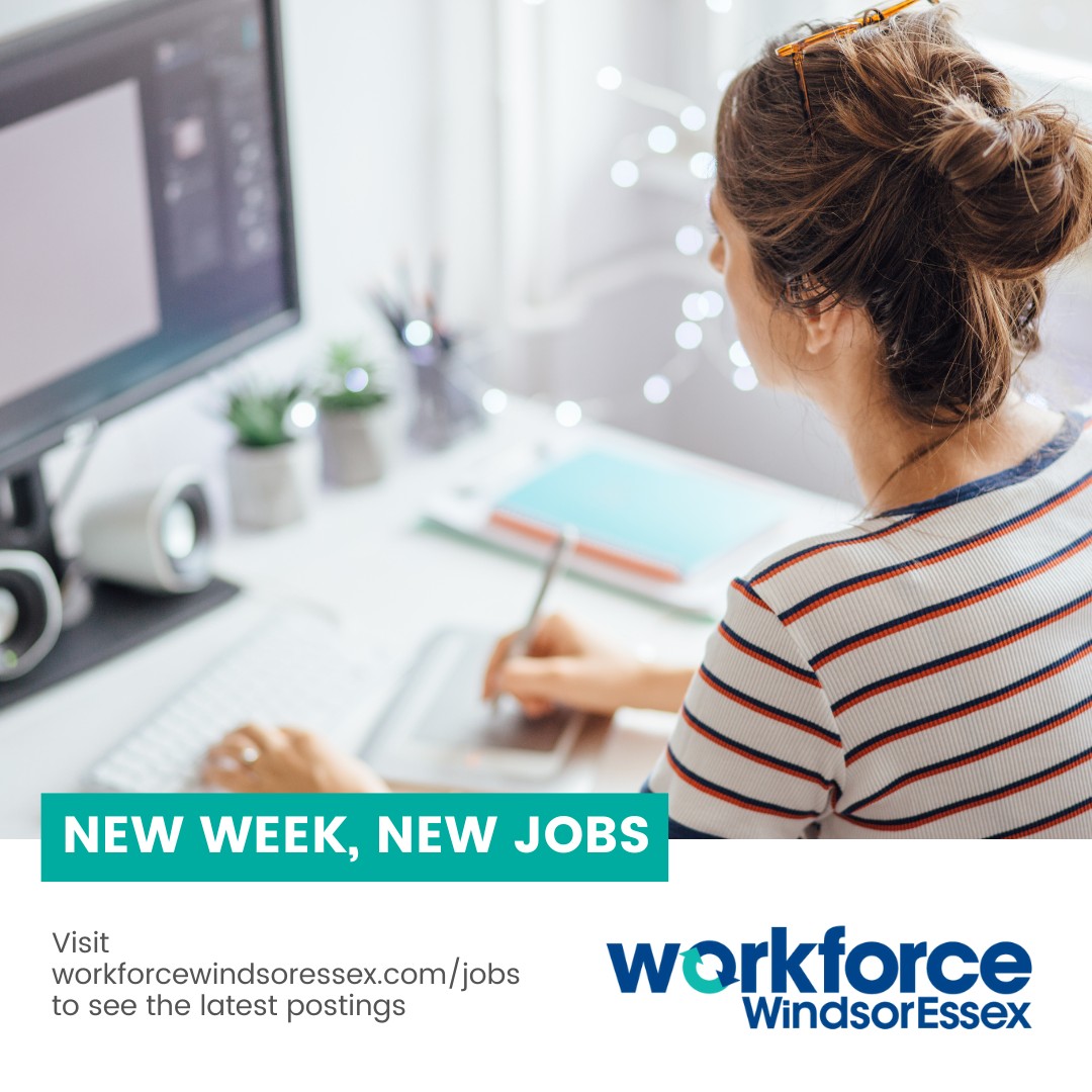 Kickstart your week with a proactive approach to your career. The Workforce WindsorEssex Job Board is your gateway to new job horizons – seize the opportunities! workforcewindsoressex.com/jobs/