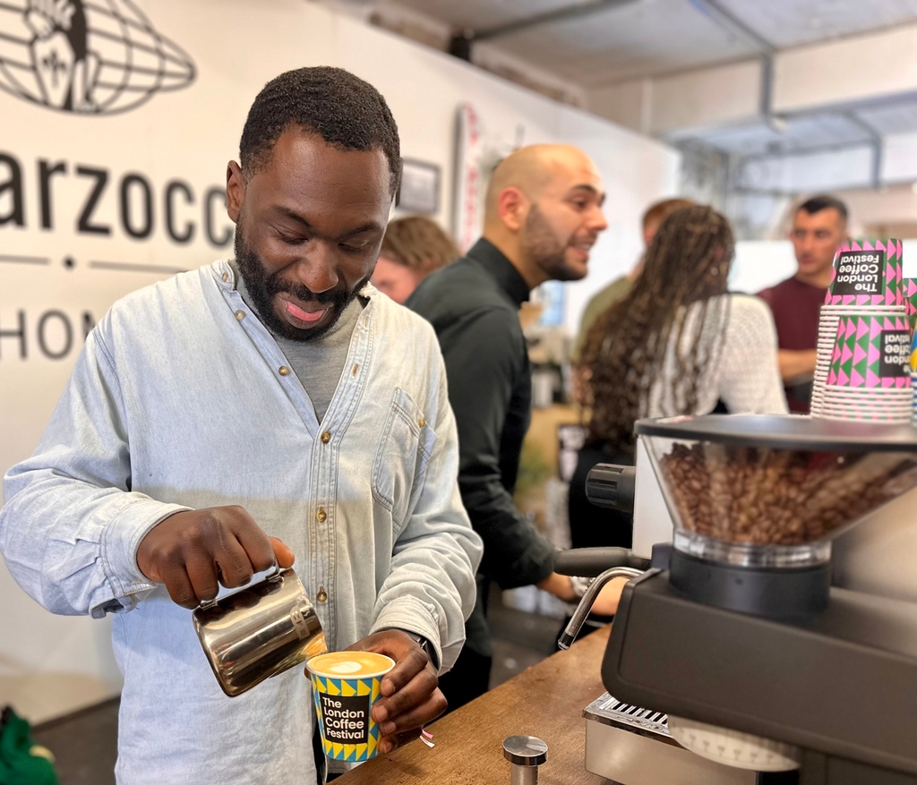 daisyrollo's tweet photo. @londoncoffeefestival 2024 was a success again this year meeting colleagues, clients and new peoples all sharing the same passion. Thank you @lamarzoccouk @lamarzoccohomeuk and @londonschoolofcoffee for an other successful event. https://t.co/qGJ8Is39ud