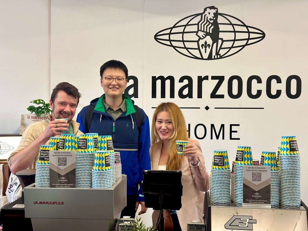 daisyrollo's tweet photo. @londoncoffeefestival 2024 was a success again this year meeting colleagues, clients and new peoples all sharing the same passion. Thank you @lamarzoccouk @lamarzoccohomeuk and @londonschoolofcoffee for an other successful event. https://t.co/qGJ8Is39ud