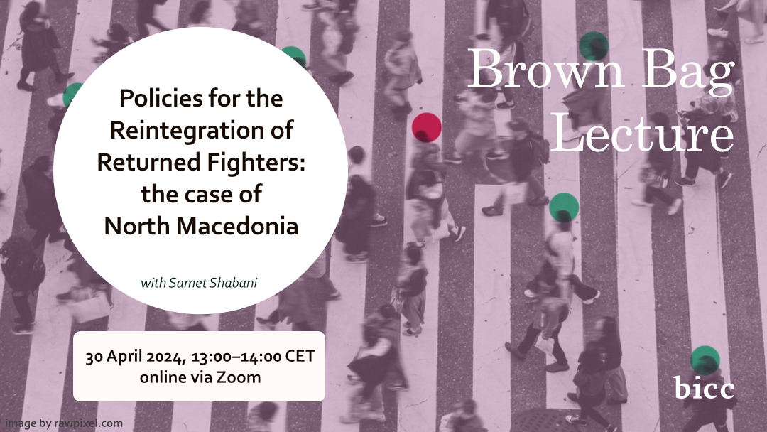 Join our #biccBrownBagLecture with Samet Shabani, Chief Executive of @HCivitas! We discuss ongoing #ReintegrationPolicies and work in #NorthMacedonia. Read on and register 📷 bit.ly/3JkX8tS