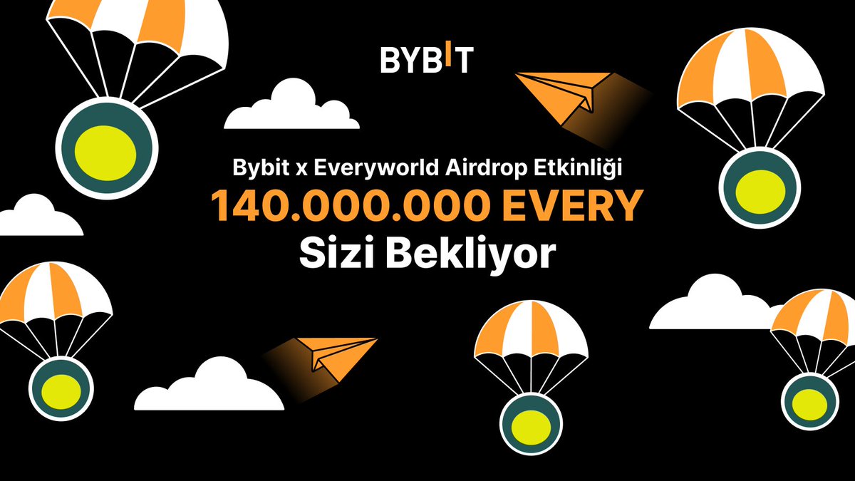 💰 $EVERY topluluk airdrop etkinliğine katılmak için son fırsatınız! 🏃 Son tarih 26 Nisan, katılmak için acele edin! 👀 140 Milyon $EVERY ödül havuzundan pay alın: shorturl.at/qxzBH #TheCryptoArk #BybitListing