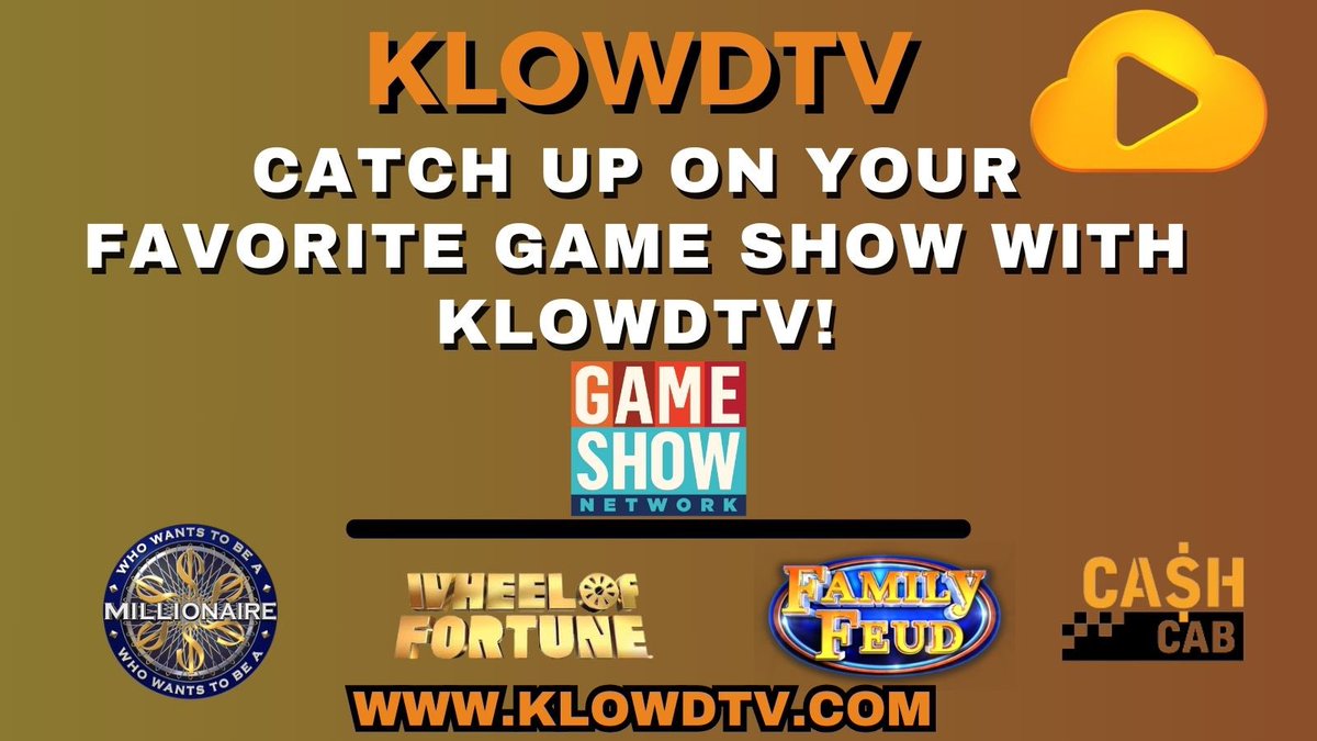 Join KlowdTV and catch up on fan favorite game shows streaming on the Game Show Network 24/7! klowdtv.com/home.ktv #klowdtv #gameshow #network #games #tv #chanbel