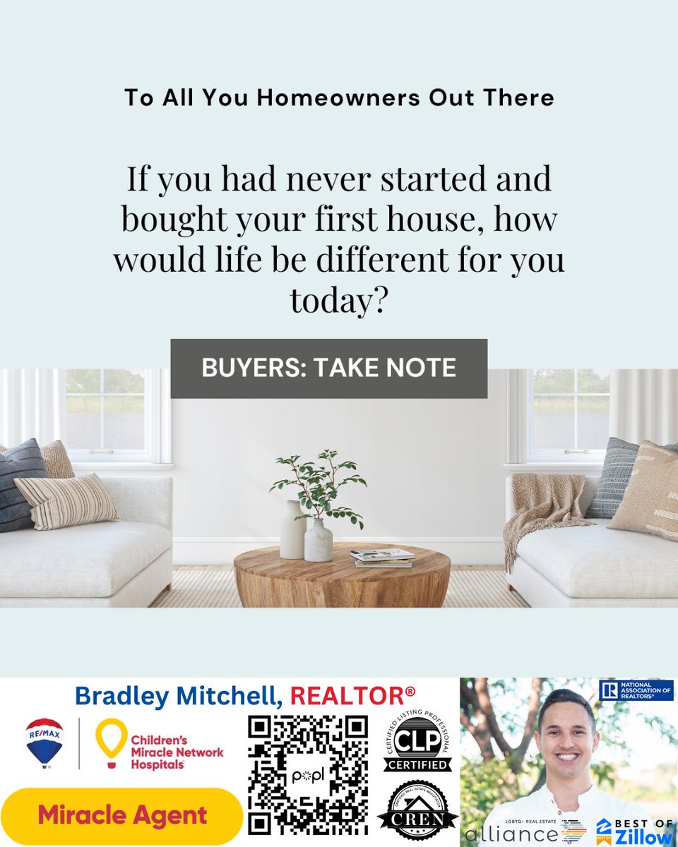 AskBradleyRE's tweet image. Homeowners, ever wonder how different life would be if you hadn't bought your first house? Let's hear your "what ifs!"

#TwoZeroSeven #REMAXCOLLABORATIVE #REALTORS #MaineLife #MaineRealEstate #remax #remaxhussle #remaxhustle #remaxagent #homebuying #firsthome #whatif