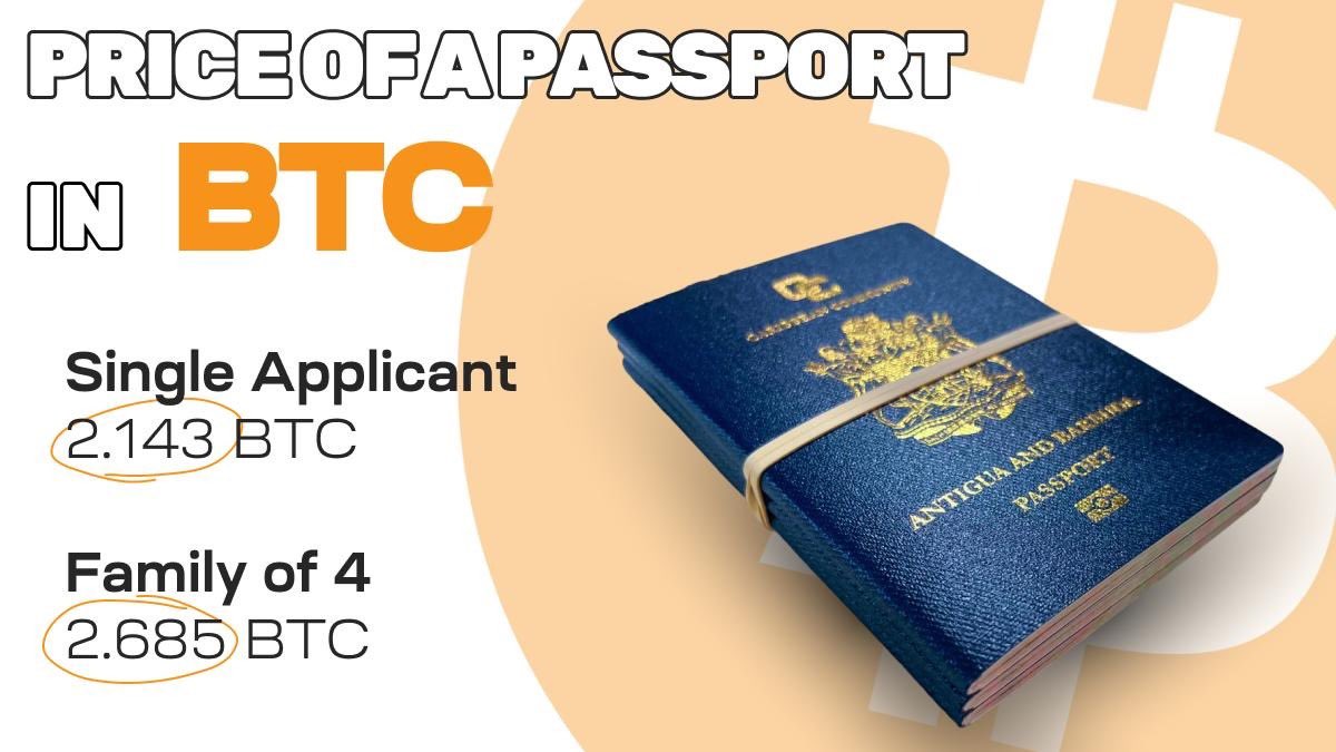 Now is good time to get a passport. 2 reasons: Bull market - the majority of the funds would be paid 7-8 months from now. June 30th all islands raising the price by about 100 Schedule a call. Link in bio