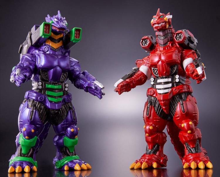 Pre-Order: Godzilla vs. Evangelion Movie Monster Series Mechagodzilla (Heavily Armed Type) (EVA Unit-01 Ver.) Exclusive $45.99 via Big Bad Toy Store. ow.ly/Aa4x50RguYI EVA Unit-02 Ver. ow.ly/WeSR50RguYK