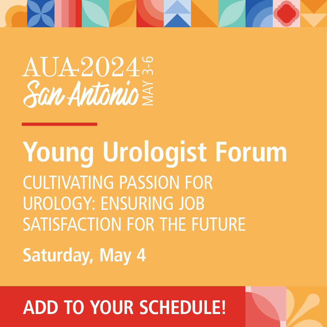 Early-career urologists and trainees are invited to attend the #AUA24 Young Urologists Forum.

Explore the program topics and add the Forum to your schedule! ➡️ bit.ly/3wPlwAP