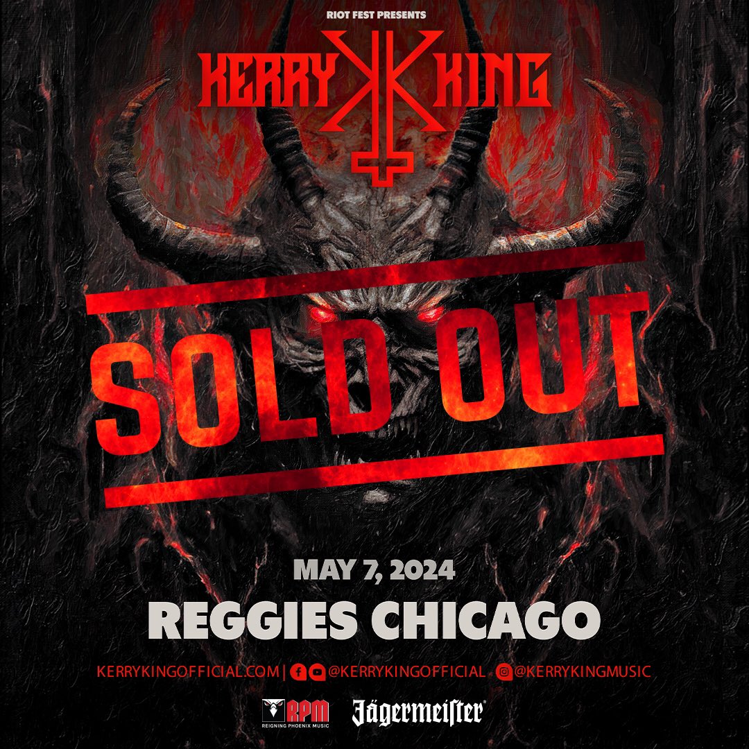 Kerry's first ever headlining show at @reggieslive in Chicago sold out in a matter of minutes! Thank you to all of his amazing fans for your excitement to see Kerry perform his new music live for the first time, be on the lookout for future show announcements.