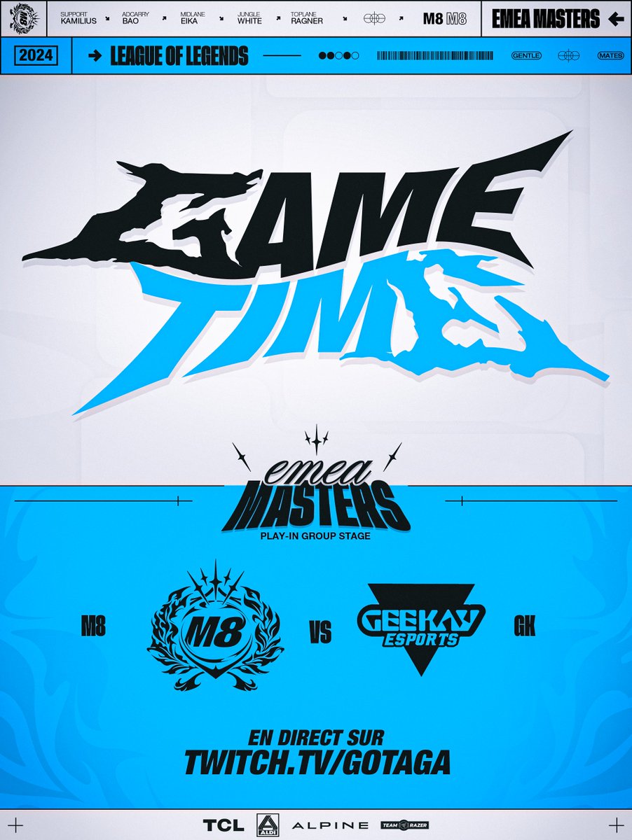 La game 2 va commencer ! #M8WIN

▶️ twitch.tv/gotaga