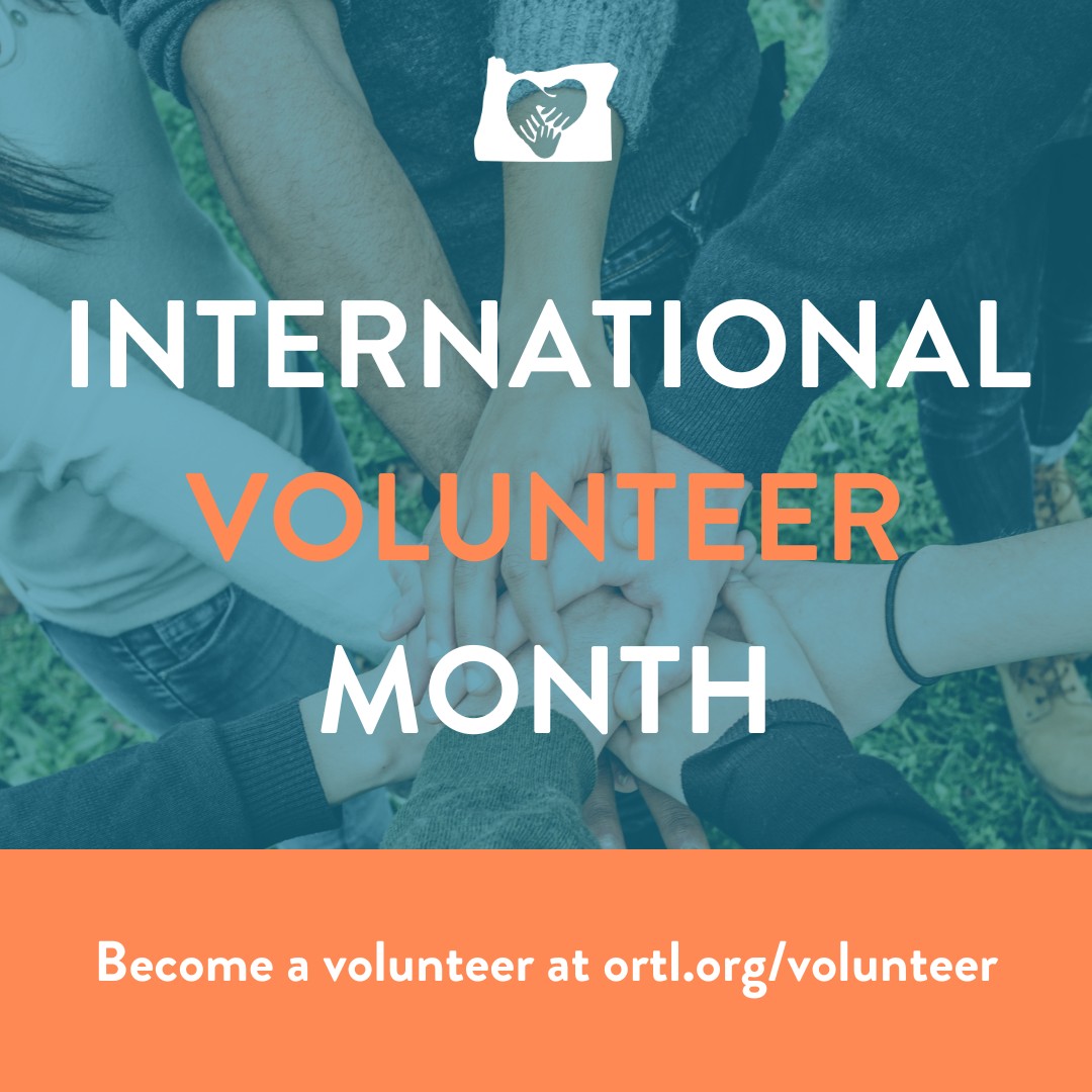 Celebrating International Volunteer Month! We want to extend our heartfelt gratitude to all our volunteers. Your dedication is what helps fuel our mission, and we simply couldn't do it without you! ortl.org/volunteer #prolife #volunteers
