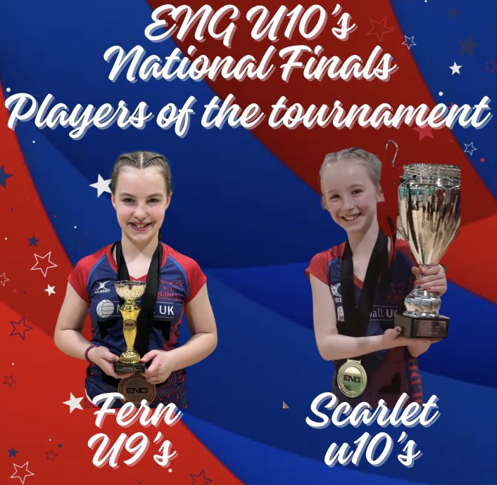 U10 @ENGSportsUK1 National Final players of the tournament👏🏻👏🏻👏🏻❤️💙 #ONCgirls #SmashedIt