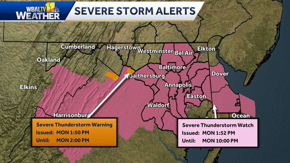 Severe weather alerts now in effect.