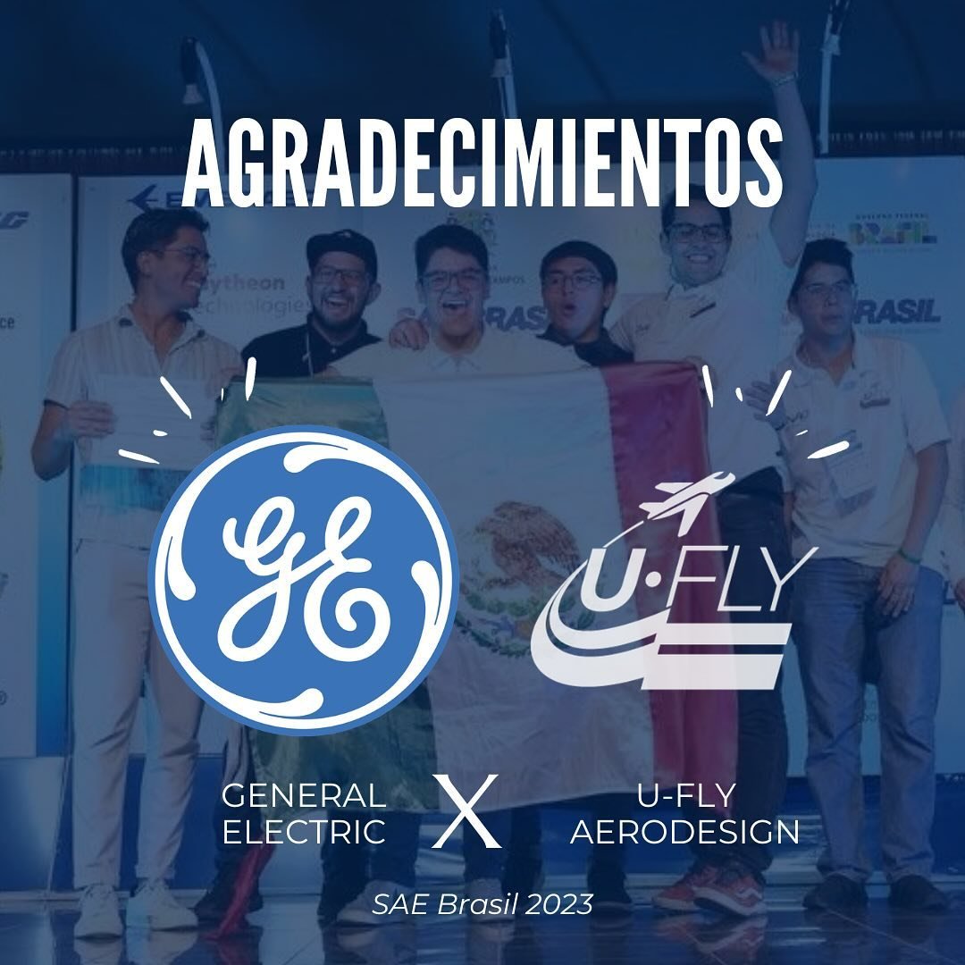 UFly_Aerodesign's tweet photo. Queremos agradecer a General Electric por la confianza y el apoyo brindado a nuestro equipo durante la competencia SAE Aerodesign Brasil 2023. Sin duda, el apoyo prestado fue clave para nuestro equipo éxito

Estamos muy agradecidos por los recursos proporcionados  ❤️❤️❤️ https://t.co/zLDdvwIFDU