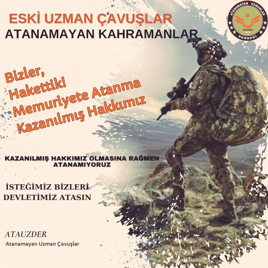 #EskiUzmanÇavuşlarİçinAdalet #EskiUzmanÇavuşlar #AtauzderAdaletİstiyor Mustafa Gündeşli başkanımız ile güçlüyüz ve başaracağız @RTErdogan @eczozgurozel @ErbakanFatih @dbdevletbahceli @gundes_46 Cumhurbaşkanlığı Kabinesi Saffet Sancaklı Alanyaspor - Galatasaray #borsa *,,