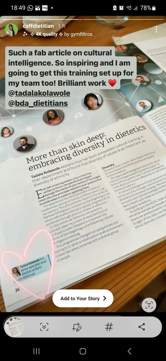 Tadala Kolawole RD (@rdtadala) on Twitter photo Im still waiting for my copy! But its great to see the CQ love spreading!
Lookin forward to learning and sharing more about cultural intelligence, especially in the #AHP WORLD where international recruitment is on the rise. #NELAHP
<a href="/NELondonAHPs/">NELAHPS</a> <a href="/AHPsEverywhere/">AHPsEverywhere</a>
<a href="/SuzanneRastrick/">Suzanne Rastrick</a> Im still waiting for my copy! But its great to see the CQ love spreading!
Lookin forward to learning and sharing more about cultural intelligence, especially in the #AHP WORLD where international recruitment is on the rise. #NELAHP
<a href="/NELondonAHPs/">NELAHPS</a> <a href="/AHPsEverywhere/">AHPsEverywhere</a>
<a href="/SuzanneRastrick/">Suzanne Rastrick</a>