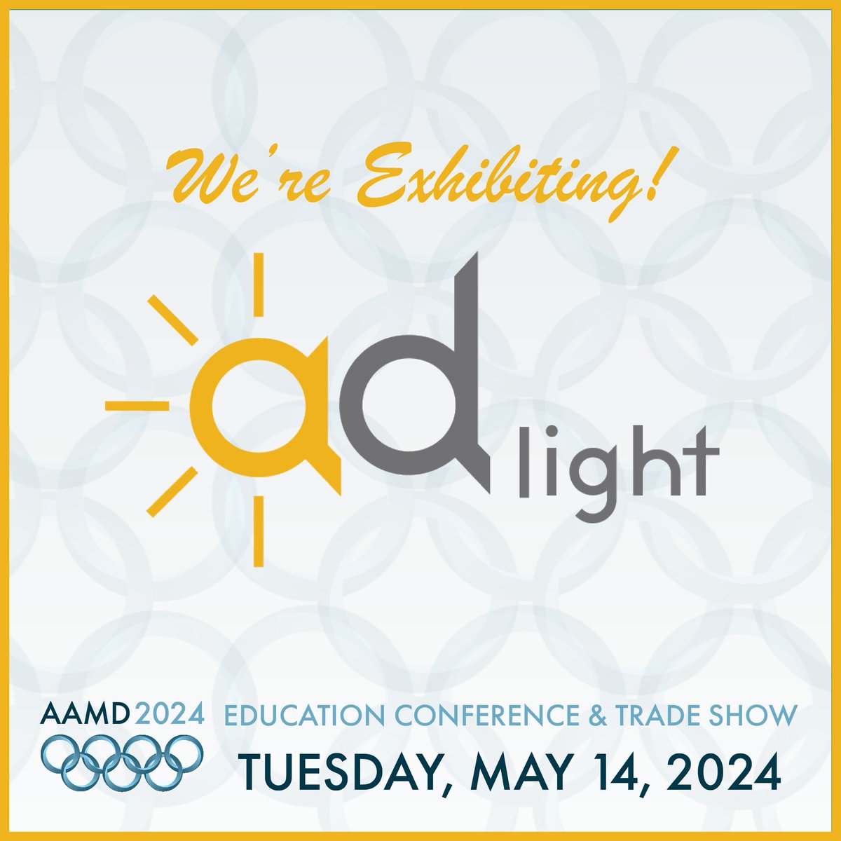 AdLightGroup's tweet photo. We are excited to be taking part in the upcoming AAMD Tradeshow!

Our primary focus this year is making the Community Sign Refresh process easy and affordable for our partners in Property Management.  Come see us at booth 207 and let's connect on your sign refurb project! https://t.co/QLxUaSTJAk