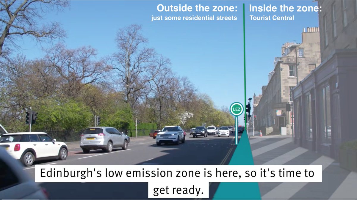 We are City of Edinburgh Council, and this video about our new #LowEmissionZone shows exactly where our priorities lie.  

Breathe easy, visitors!  We're on your side.